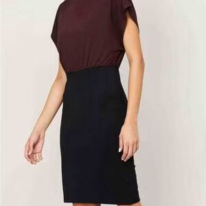 Boatneck dress short sleeve